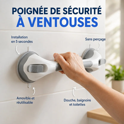 Poignée de sécurité à ventouses
