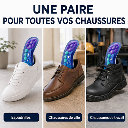 Semelles magnétiques – Le confort à chaque pas