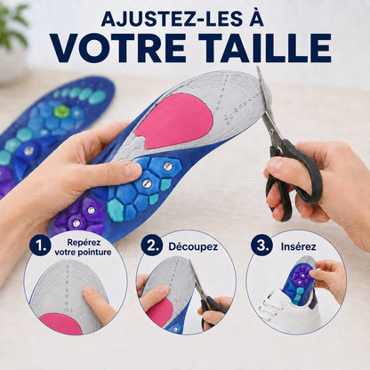 Semelles magnétiques – Le confort à chaque pas